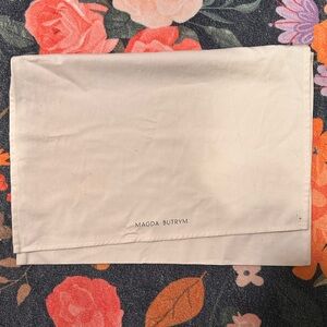New Magda Butrym dust bag for purse shoes travel storage tote cream tan canvas